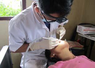 Phetlamphan Onnavong, dentist For both districts, Bounneua and Bountai, the number of patient who