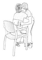 Front transfer with one nurse - this includes the pivot transfer, the elbow lift and the Bear Hug, regardless of whether a belt or sling is used An example of the bear hug lift You should not lift