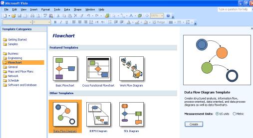 In Visio, go here for ER diagrams It s