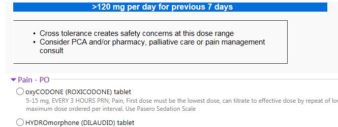 Page 37 of 43 Third Tier based on >120 mg per day of oral morphine equivalent.