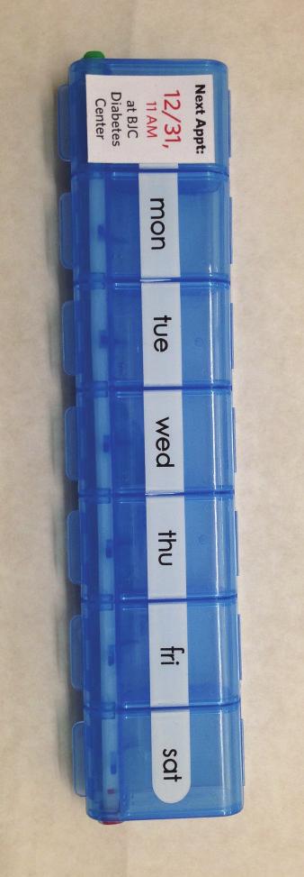 Finalizing the Solution Final Bundle Components Pill container with reminder