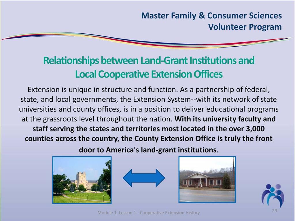 As you saw on the last slide there is a land grant institution in each state, and some states have more than one.