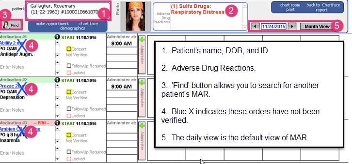 WORKING IN THE MAR MAR Daily View: Orders Requiring Verification Click the button.