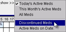 Click OK to proceed to the Month View. How Do I Find Start & Stop Dates for Medications?