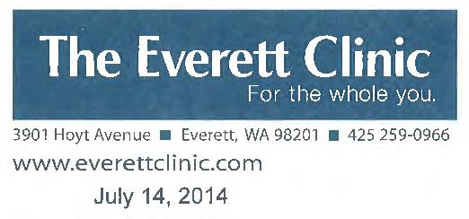 The Everett Clinic For the whole you. 3901 Hoyt Avenue Everett, WA 98201 425 259-0966 www.eve rettc Ii n i c.