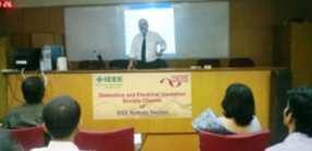 Electrical Engineering Department of Jadavpur University DEIS Kolkata Chapter The technical lecture meeting organized by DEIS Kolkata Chapter was delivered by Prof.