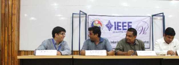 August 30-31, 2014 IEEE Workshop on Advanced MATLAB Applications- AdMAT 14 Organized by: IEEE Student Branch, IIT Guwahati From left to right: Mr. Mrinmoy Bharadwaj, Prof.