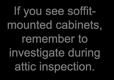 attic inspection.