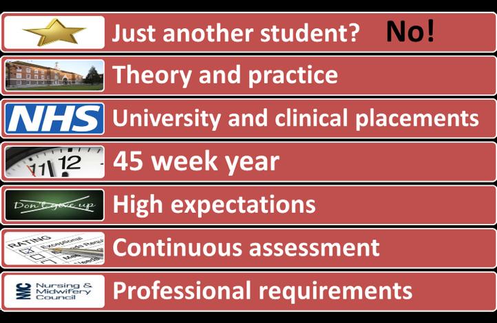 Life as a Nursing Student Prioritising - academic work / placement hours. Engagement with programme.