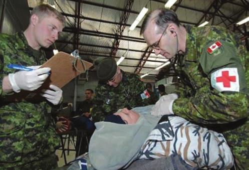 A narrative report was assigned to the authors by the CAF Royal Canadian Medical Services Branch Chief Warrant Officer.