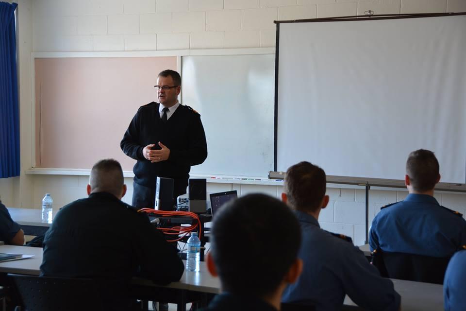 Page 9 HMCS Prevost Update: NAVRES Central Region Jr. Officers Training Day On 23 January, HMCS Prevost hosted a training day for junior officers in the Central Region of the Naval Reserve.
