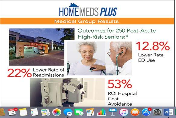 Medical Group Results Post-acute high-risk Medicare and Commercial Population Medical Group Results for 250