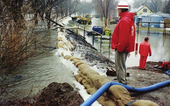 Although some overtopped, the levees worked as intended, allowing local emergency management officials to safely evacuate residents and providing much needed time to reinforce and improve levees to