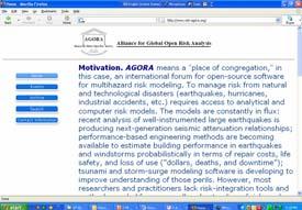 AGORA Greek: In this case, means a open place of congregation (marketplace) an international forum contributing to reducing natural hazards death and destruction through open risk modeling. 5 www.