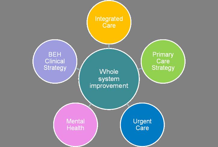 BEH Clinical Strategy links with Primary Care and Community Services The BEH Clinical Strategy is
