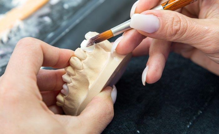 Dental Technician. It covers the construction of dentures, bridges, crowns and other dental appliances and the repair and modification of these appliances.