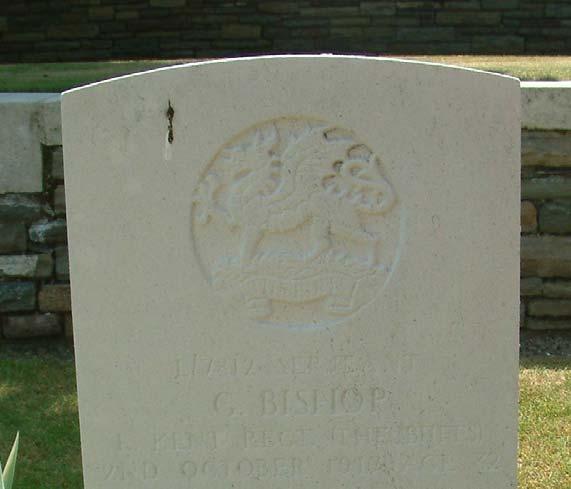 BISHOP G Sergeant L/7812 George BISHOP. 1 st Battalion, The Buffs (East Kent Regiment).