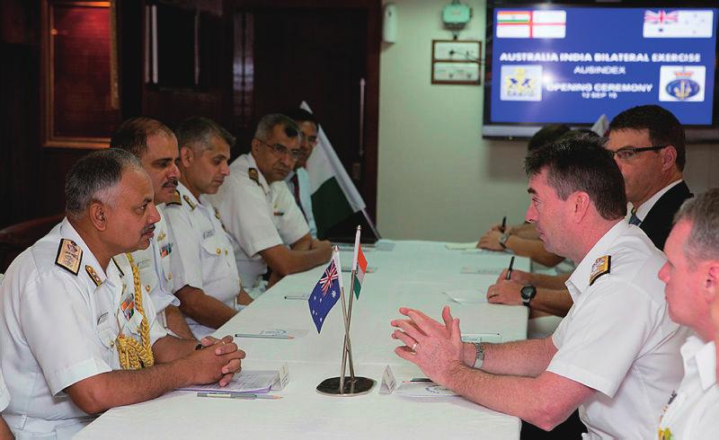 Part I Security Environment Surrounding Japan Australia and India s first combined naval exercise AUSINDEX 2015 [Australian Department of Defence] 3 Relations with India In the Defence White Paper,
