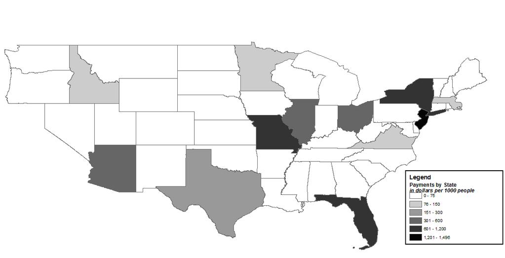 File. Figure 5: Per Capita Direct Payments by State - Smith and Nephew Information on