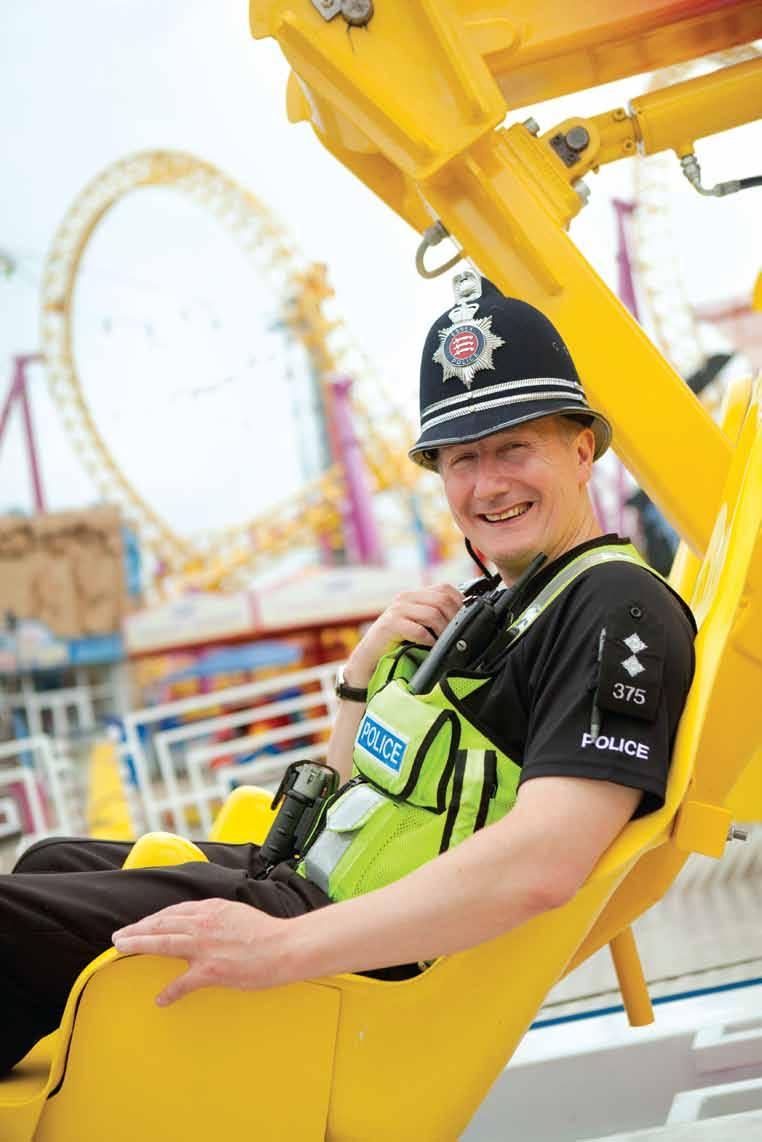 Closer links between the Police and businesses will improve Southend s reputation as a safe place Inspector Bill Potter, Essex Police Pictured at Adventure Island A SAFER PLACE TO BE Improving