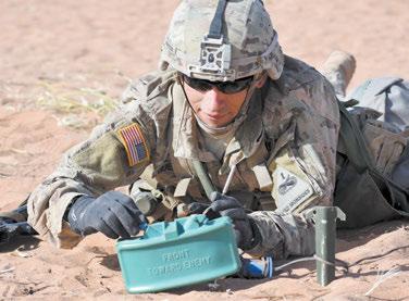 Expert Infantryman Badge at the Forward Operating Base Endeavor training area at Fort Bliss Friday. Sgt.