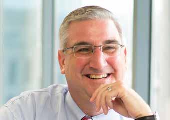MESSAGE FROM Governor Eric J. Holcomb CHAIR, IEDC BOARD OF DIRECTORS 2017 was a record-setting year for Indiana, and we re continuing that momentum into 2018.
