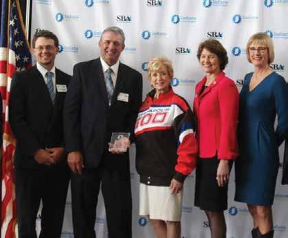 Small Business Administration, at its annual Indiana SBDC Economic Development and Growth Through Entrepreneurship Awards (EDGE) ceremony, honoring 20 companies that have received support from the