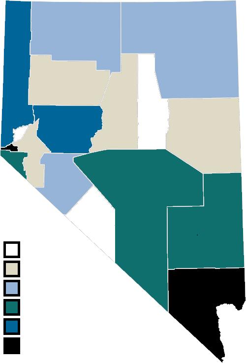 Summary - All Hospitals 2016 Acute Care Hospital Occupancy Percentage by County Humboldt Elko Pershing Washoe Storey Churchill Lander Eureka White Pine Carson