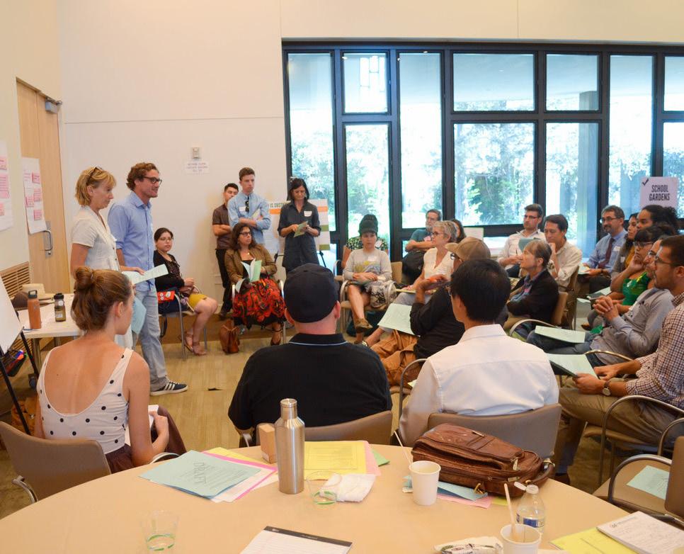 August Working Group Summit: Food Futures: Building the Good Food for All Agenda LAFPC hosted 190 participants at a very lively Working Group Summit focused on prioritizing and