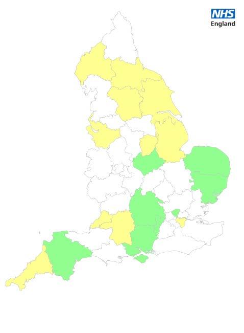 Waveney Suffolk and NE Essex Berkshire, Oxfordshire and Buckinghamshire Devon Frimley Hampshire & IoW North Central London Upcoming: Cheshire and Merseyside West,