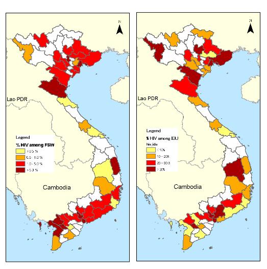 End-term evaluation of the Viet Nam Development Plan 2007-2011 than 50 per 100,000 are mostly located in the mountainous area in the North and the Central Highland.