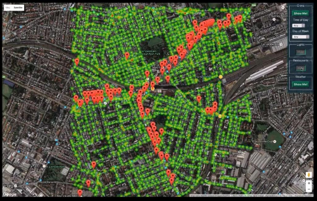GovHack NSW Using data to make for safer night time journeys Solution using street lighting