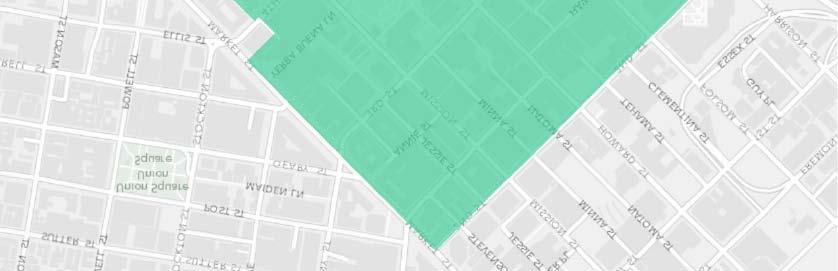 Yerba Buena Yerba Buena Community Benefit District Overview Year Established: Services Started: Term: Total Assessed Properties: Total Square Blocks: Demographics