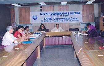 NISCAIR on 6-7 May 2004. The meeting was attended by the Coordinators from Bangladesh, Maldives, Sri Lanka and India.