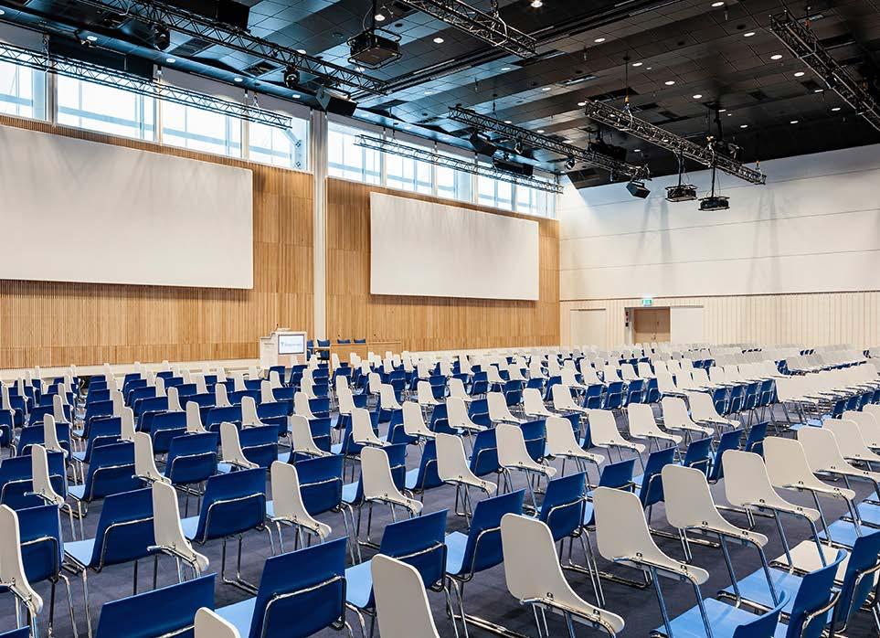 65 VENUE Tampere Hall is the biggest Nordic congress and concert centre.