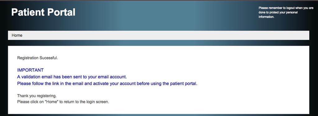 In order for the MU numerator count to increase, the staff must import the newly registered patient into PD in order to link the Portal Account