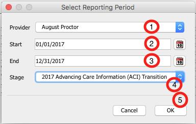 Start Click on the calendar icon to select a start date for the desired reporting period 3. End Click on the calendar icon to select an end date for the desired reporting period 4.