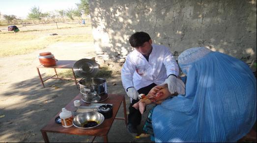 Afghanistan Annual Report 2014 MAAAF001 30 April 2015 This report covers the period: 1 January to 31 December 2014 ARCS MHT nurse dressing a child s burn wound in Kama district of Nangarhar province