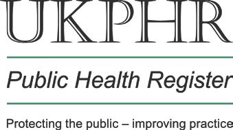 INTRODUCTION TO THE UK PUBLIC HEALTH REGISTER ROUTE TO REGISTRATION FOR PUBLIC HEALTH