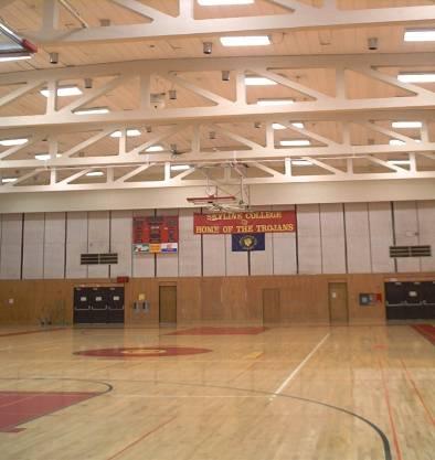 Typical Lighting Projects at Colleges and Universities New generation 25 watt T8 lamps T5 or T8 high bay lighting in gyms LED exit signs Bi-level stairwell lighting