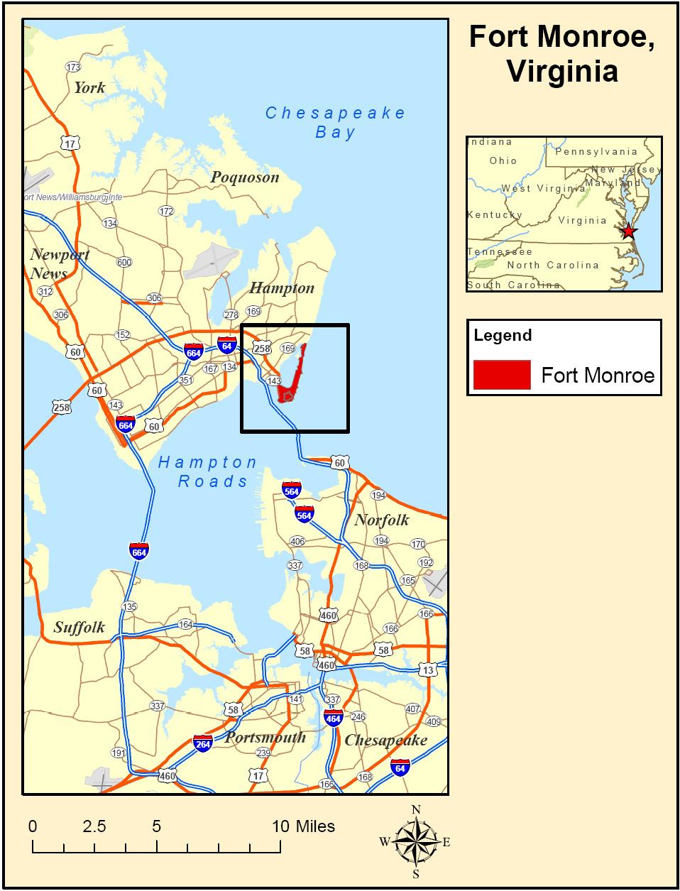 Regional Context Base Closure Process and Timing Pursuant to the 2005 Base Realignment and Closure process, the Department of Defense will leave Fort Monroe on September 15, 2011.