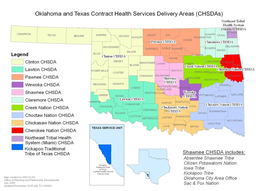 Texas CHSDA Contract Health Services Delivery Area (CHSDA) Texas Service Unit Eagle Pass Tribal CHS Program