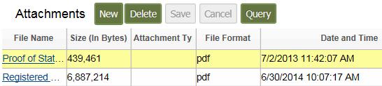 Managing Your Account Working with Organization Attachments Introduction The attachments area of the Organization Profile window is for documents that relate to your organization as a whole, such as