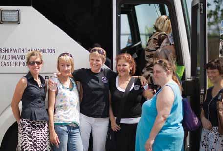 All aboard for improving access to cancer screening The Hamilton Niagara Haldimand Brant Regional Cancer Program is making it possible for more people to get on board with breast, colorectal and
