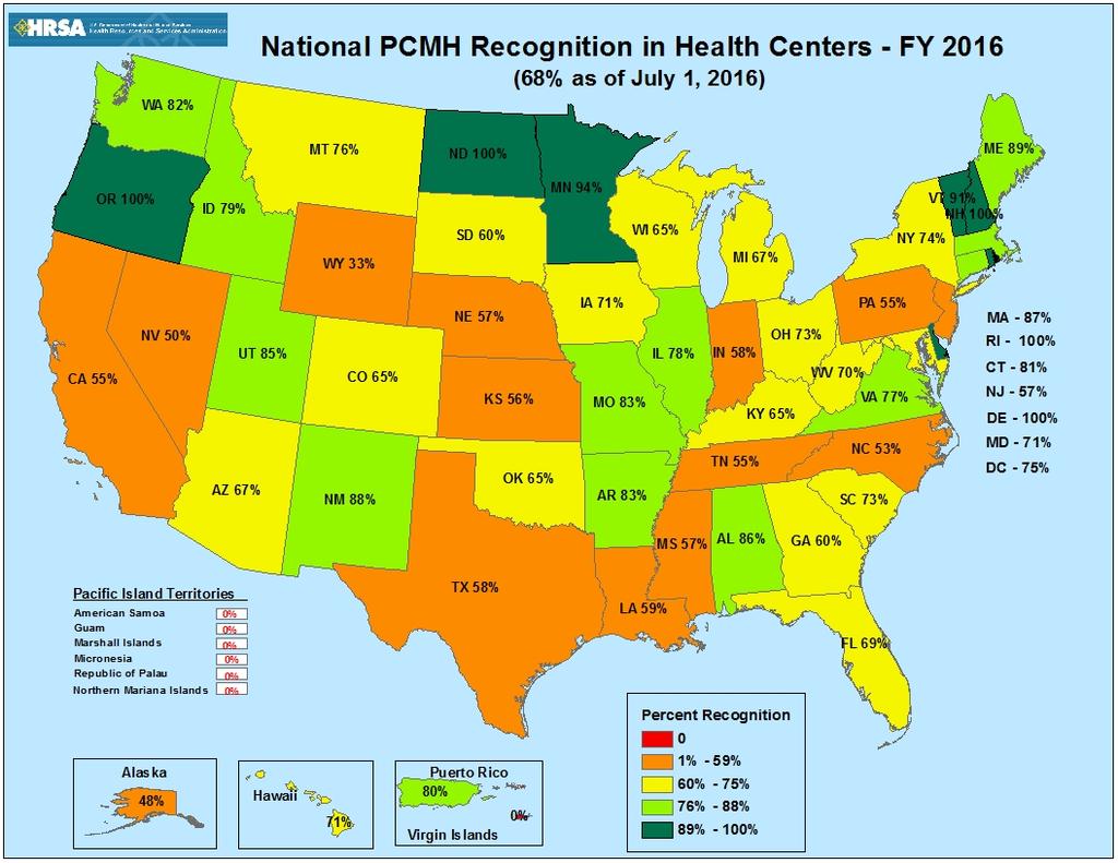 Health Center Program Modernize Care: PCMH Recognition 13 Goal: All health centers are PCMH recognized Next steps on your journey: Optimize/enhance your PCMH Team based care Integration of care