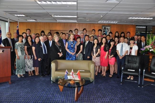 Winners Study Tour to Perth Welcome Ceremony hosted by the Lord Mayor of Perth at
