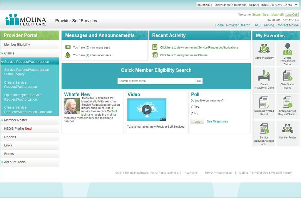 Submitting Authorizations via the Web Portal Web Portal Quick Reference Guide is