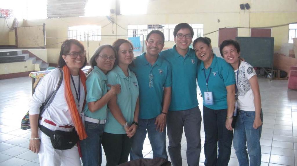 NADA Philippines Tacloban Team: Chie Castillo, Mona Wantin, Sinag
