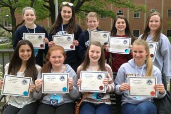 33 of these students earned first awards, allowing them to advance to the state competition. Juniors Lauren Pease, Erica Westlake and Amrita Sukhavasi earned perfect scores.