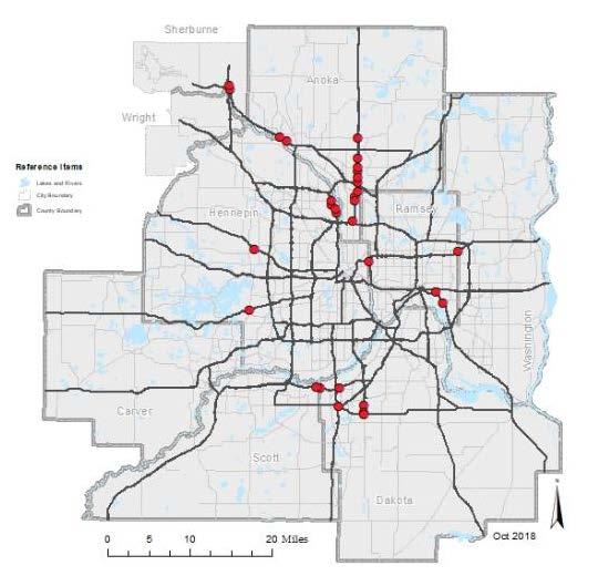 Principal Arterial Intersection Conversion Study 34 high priority intersections for grade separation Current Revenue